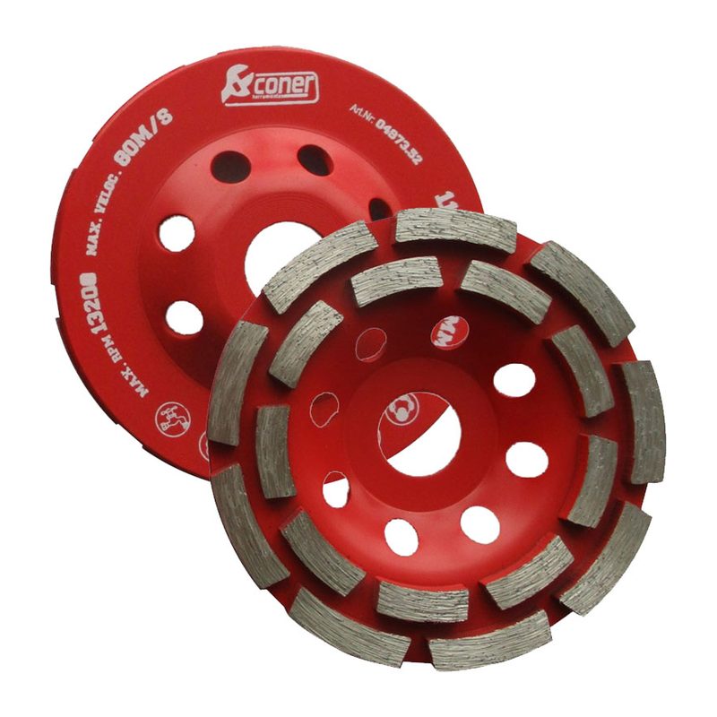 Copa Diamantada Coner 115X22MM Segmentado Doble