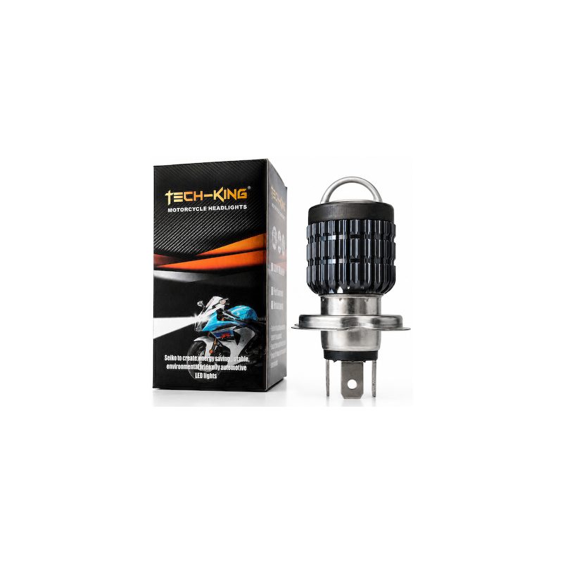Cree LED Moto Lupa Moto H4 12V CSP Blanco Plug AND Play OFF
