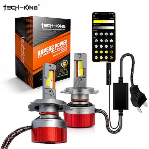 Cree LED T9A H4 12/24V CAN-BUS CSP Blanco/cálido/amarillo con APP