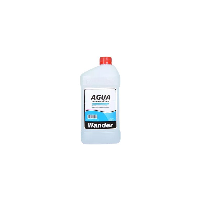 Agua Desmineralizada Wander 1L